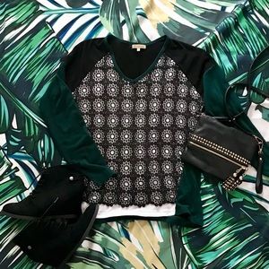 Democracy lace detail sweater